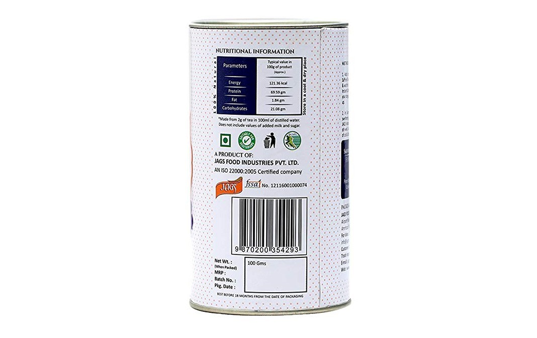 JAGS Saffron Tea    Container  100 grams